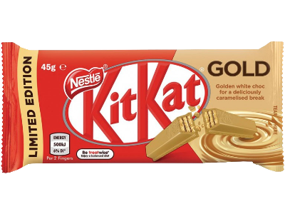 Nestle Kit Kat Gold Chocolate Bar 45g