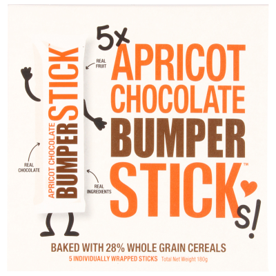 Bumper Apricot Chocolate Sticks 5 x 36g