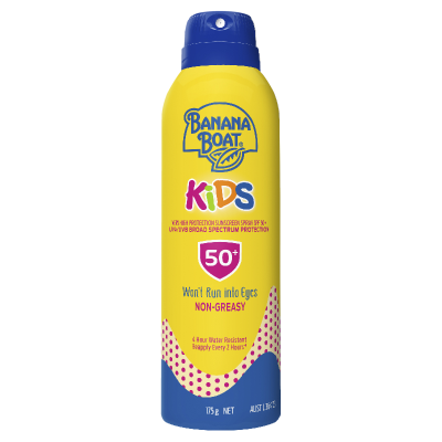 Banana Boat Kids Non-Greasy Sunscreen Spray SPF50+ 175g