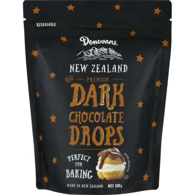 Donovans Dark Chocolate Drops 250g