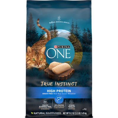 Purina ONE True Instinct High Protein Real Ocean Whitefish Cat Food 1.45kg