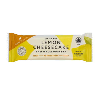 Ceres Organics Organic Lemon Cheesecake Raw Wholefood Bar 50g