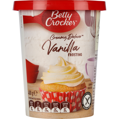 Betty Crocker Creamy Deluxe Vanilla Frosting 400g