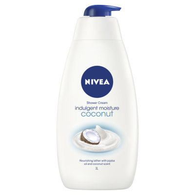 Nivea Indulgent Moisture Coconut Shower Cream 1l