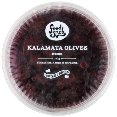 Food Snob Kalamata Olives In Brine 180g