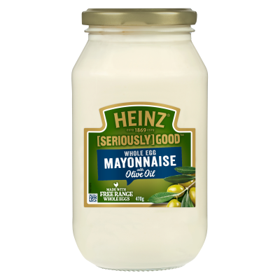 Heinz Seriously Good Whole Egg Mayonnaise with Olive Oil 470g