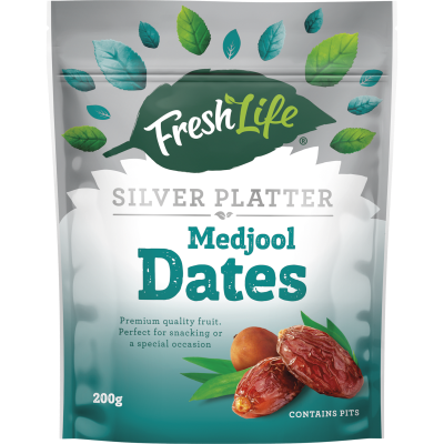Fresh Life Silver Platter Medjool Dates 200g