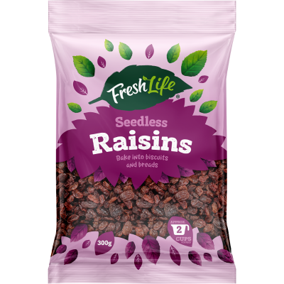 Fresh Life Seedless Raisins 300g