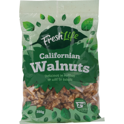 Fresh Life Californian Walnuts 350g