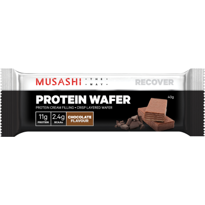 Musashi Chocolate Flavour Protein Wafer 40g