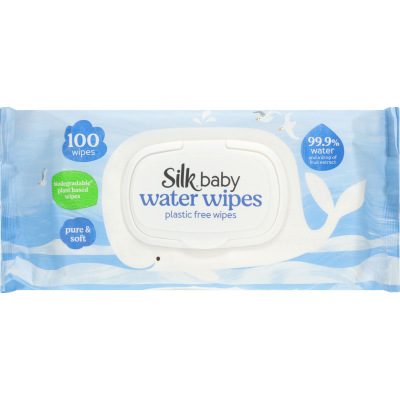 Silk Baby Water Wipes 100pk