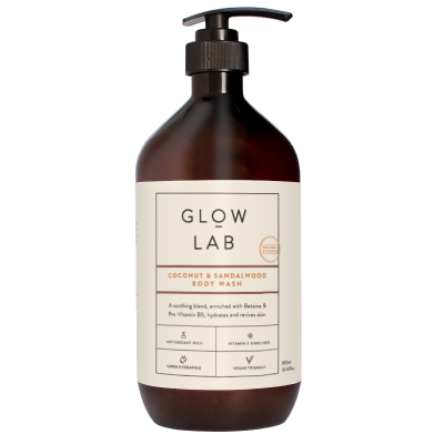 Glow Lab Coconut & Sandalwood Body Wash 900ml