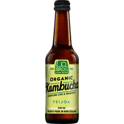 Lo Bros Feijoa Organic Kombucha 330ml