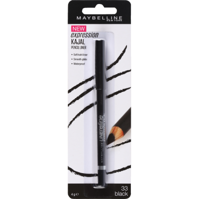 Maybelline New York Line Refine Expression Kajal 33 Black 1pk