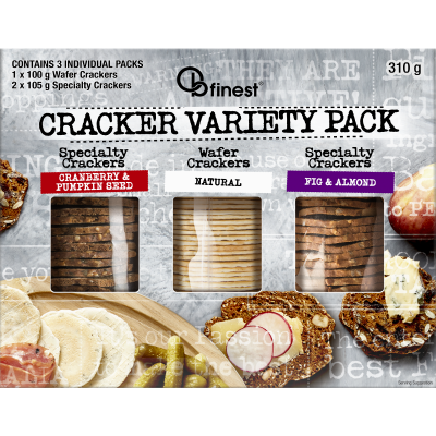 OB Finest Variety Pack Crackers 310g