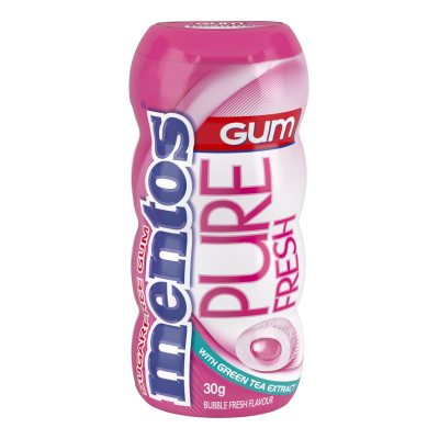 Mentos Pure Fresh Bubble Fresh Gum 30g