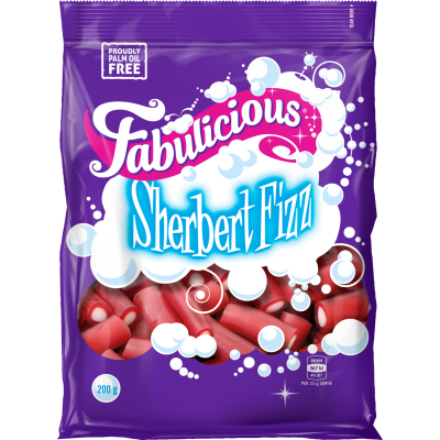 RJ's Fabulicious Sherbert Fizz 200g
