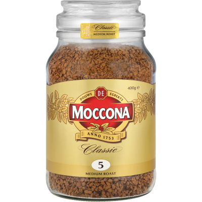 Moccona Classic Medium Roast Instant Coffee Jar 400g