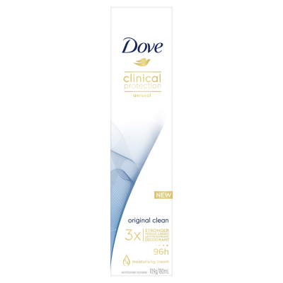 Dove Clinical Original Clean 96Hr Antiperspirant Deodorant 180ml