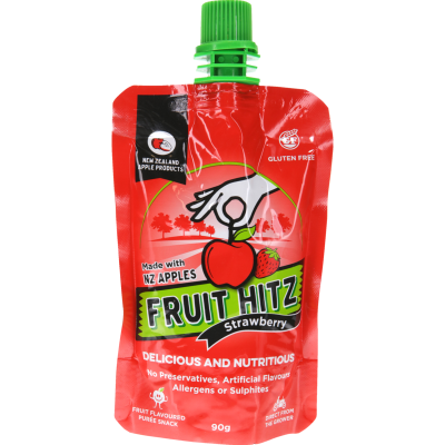 New Zealand Apple Products Strawberry Fruit Hitz 90g