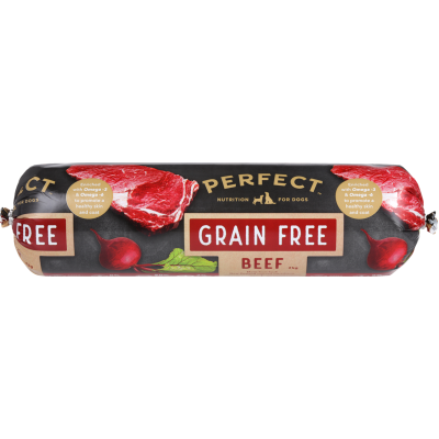 Perfect Grain Free Beef Dog Roll 2kg