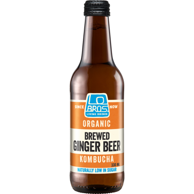 Lo Bros Ginger Beer Living Fermented Soda 330ml