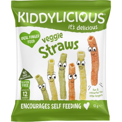 Kiddylicious Veggie Straws 12+ Months 12g