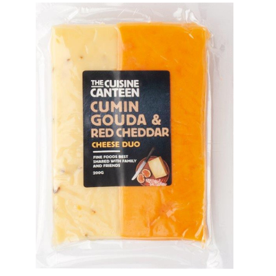 The Cuisine Canteen Cumin Gouda & Red Cheddar Cheese 200g