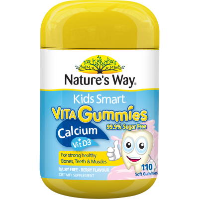 Nature's Way Kids Smart Calcium + Vitamin D Vita Gummies 110pk