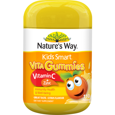 Nature's Way Kids Smart Vitamin C + Zinc Vita Gummies 110pk