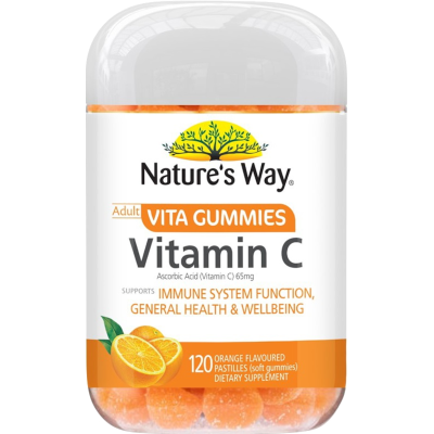 Nature's Way Vitamin C Orange Adult Vita Gummies 120pk