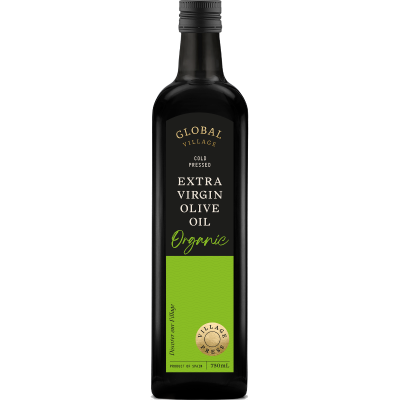 Global Village Organic Extra Virgin Olive Oil Spain 750ml