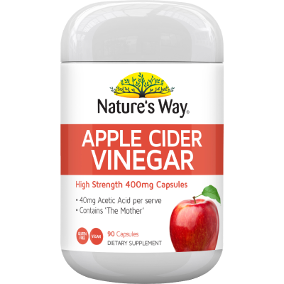 Nature's Way Apple Cider Vinegar Capsules 90pk