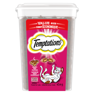 Whiskas Hearty Beef Flavour Treats For Cats 454g