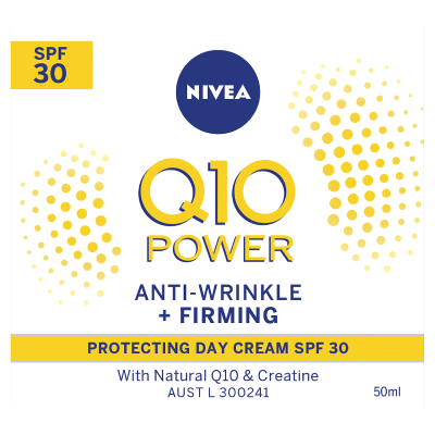 Nivea Q10 Power Anti-Wrinkle + Firming SPF30 Protecting Day Cream 50ml