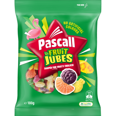 Pascall Fruit Jubes 180g