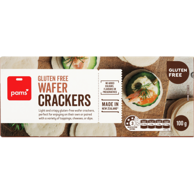 Pams Gluten Free Wafer Crackers 100g