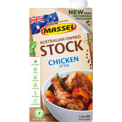 Massel Organic Chicken Style Stock Liquid 1l