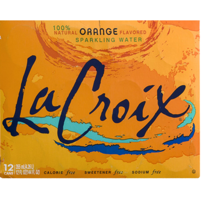 La Croix Orange Sparkling Water 12pk