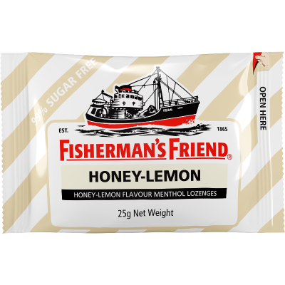 Fisherman's Friend Honey-Lemon Flavour 99% Sugar Free Menthol Lozenges 25g