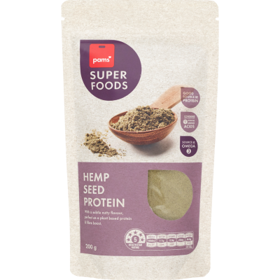 Pams Superfoods Hemp Seed Protein 200g