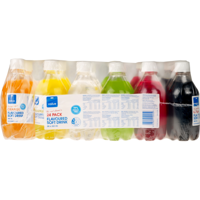 Value Mixed Flavoured Soft Drink 24 x 350ml