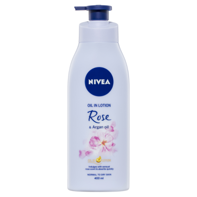 Nivea Rose & Argan Oil In Lotion 400ml