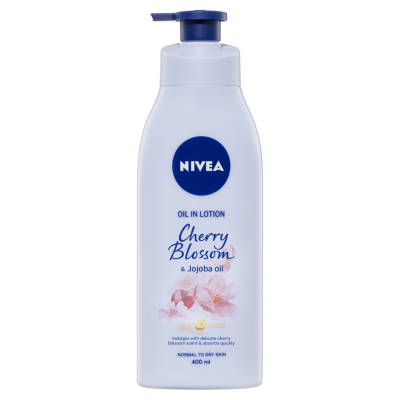 Nivea Cherry Blossom Jojoba Body Oil Lotion 400ml