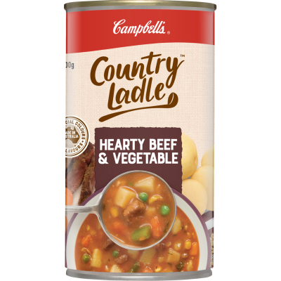 Campbell's Country Ladle Hearty Beef & Vegetables Soup 500g