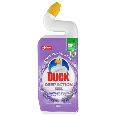 Duck Lavender Deep Action Gel Toilet Cleaner 750ml