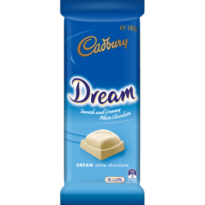 Cadbury Dream White Chocolate Block 180g