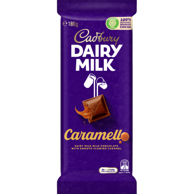 Cadbury Dairy Milk Caramello Chocolate Block 180g