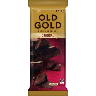 Cadbury Old Gold Original Dark Chocolate Block 180g