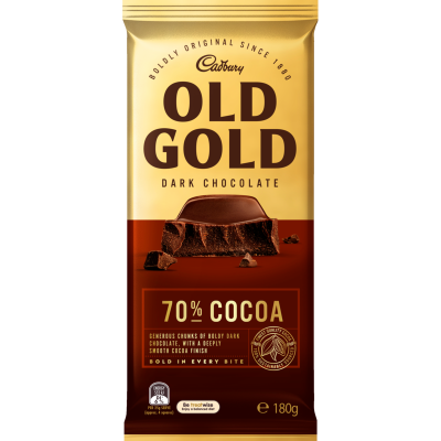 Cadbury 70% Cocoa Chocolate Block 165g